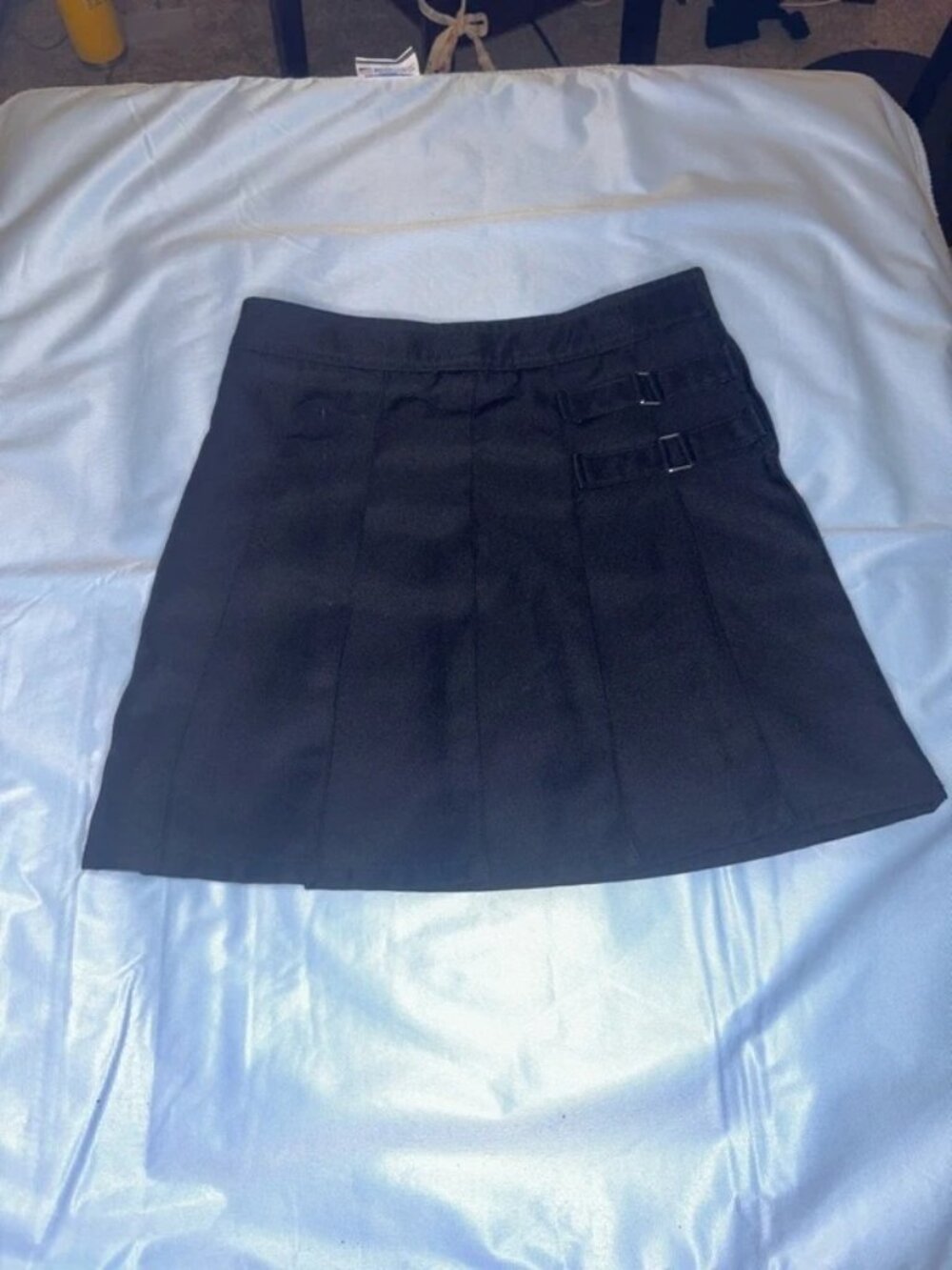 Girls black school dress size 10